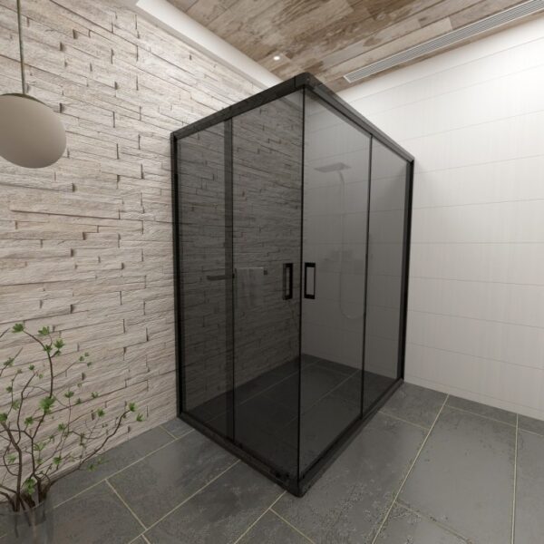 Gölcük 110X75 Füme Duşakabin